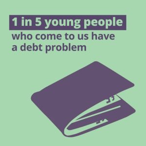 1 in 5 young people are in debt