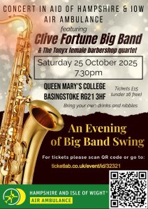 Poster for Clive Fortune Big Band Concert
