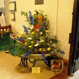 Flower Arrangement in St Mary's Church, Old Basing