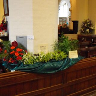 Flower Arrangement in St Mary's Church, Old Basing