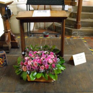 Flower Arrangement in St Mary's Church, Old Basing