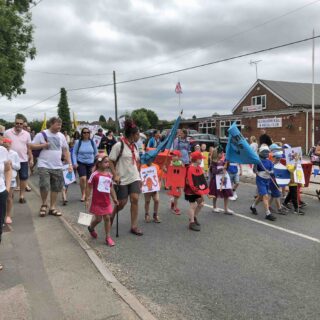 Old Basing Carnival procession 2018