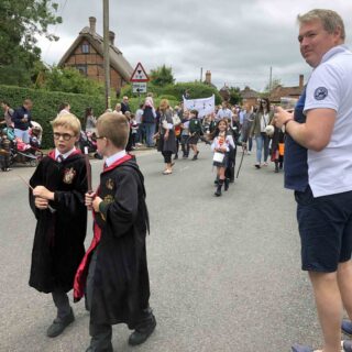 Old Basing Carnival procession 2018