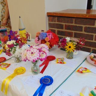 Village Show 2021 - garden flowers in a jam jar